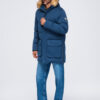 Ombre Clothing pikendatud tegumoega meeste talveparka kapuutsiga - Thumbnail Image 33