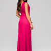 Larica naiste maani ulatuv peplum-detailiga maksikleit - Thumbnail Image 15