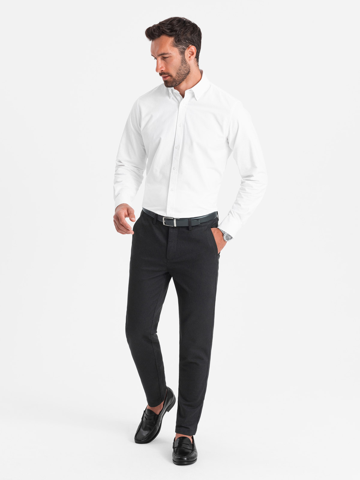 Klassikalised meeste chinopüksid Ombre Clothing - Image 37
