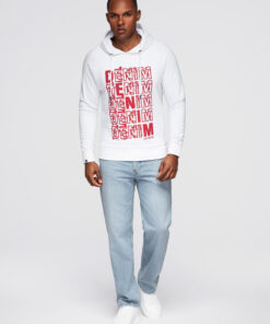 Ombre Clothing meeste kapuutsiga dressipluus trükisega