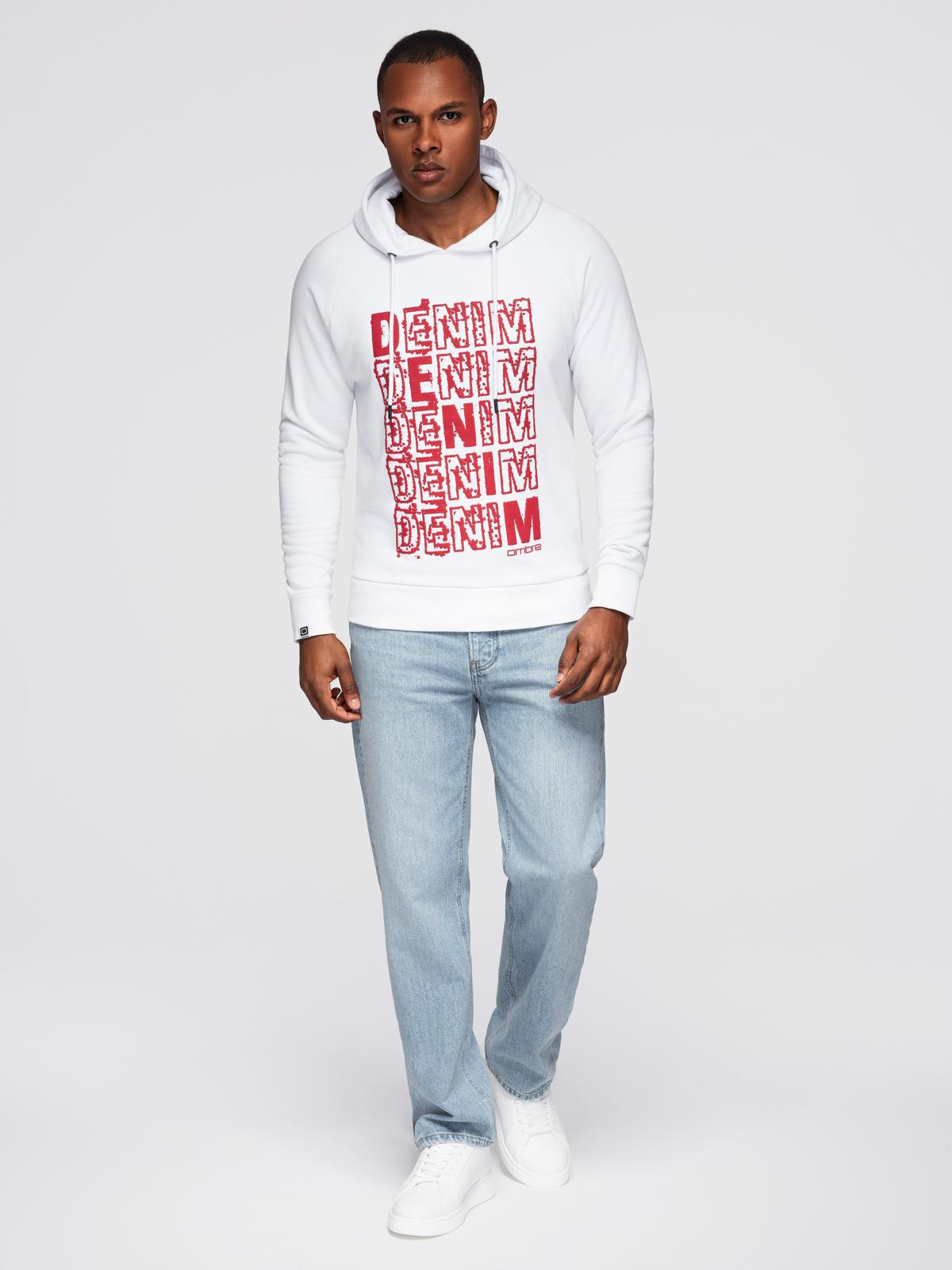 Ombre Clothing meeste kapuutsiga dressipluus trükisega - Image 1