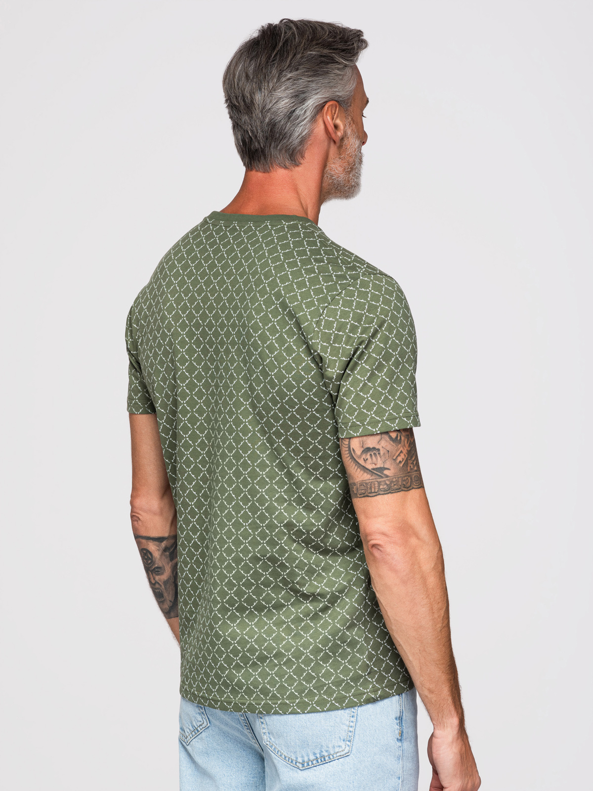Meeste mustriline T-särk Ombre Clothing - Image 11