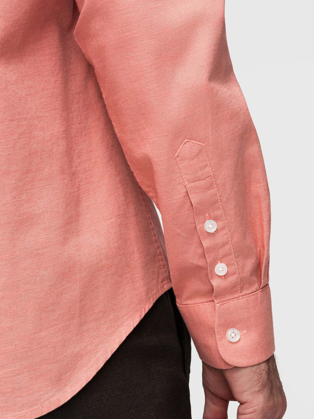 Meeste linane püstkraega triiksärk Ombre Regular Fit - Image 6