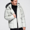 Meeste tepitud talvejakk kapuutsiga Ombre Clothing - Thumbnail Image 19