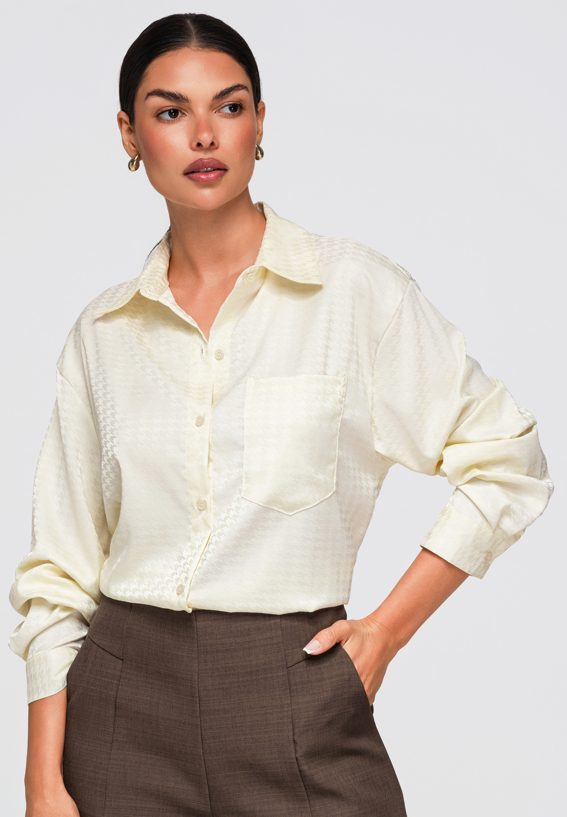 Naiste pikendatud lõikega särk Ombre Clothing - Image 1