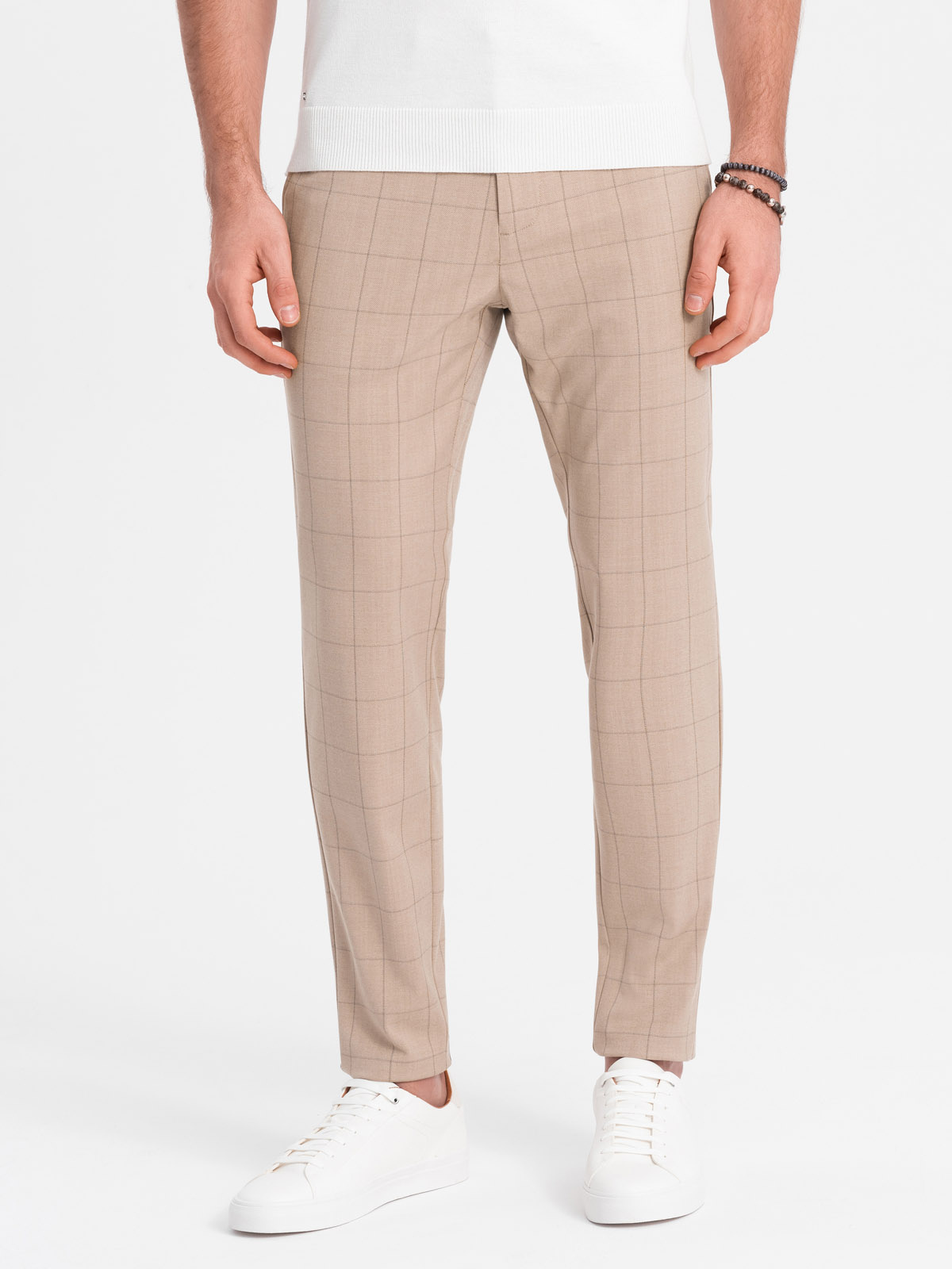 Ombre Clothing meeste ruudulised viigipüksid - Image 10