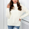 Kesi naiste kootud pullover-kampsun - Thumbnail Image 26