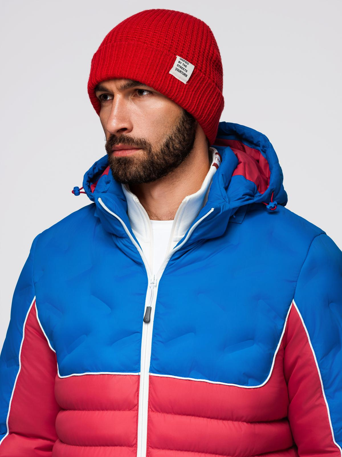 Meeste kapuutsiga tepitud pikem jope Ombre Clothing - Image 50
