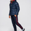 Meeste kapuutsiga tepitud pikem jope Ombre Clothing - Thumbnail Image 40