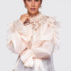 Ombre Clothing naiste pluus satside ja pitsdetailiga - Thumbnail Image 4