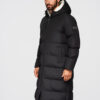 Ombre Clothing meeste pikk tepitud talvejope kapuutsiga - Thumbnail Image 3