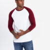 Meeste pikkade raglaanvarrukatega T-särk Ombre Clothing - Thumbnail Image 8