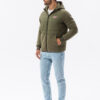 Ombre Clothing meeste kapuutsiga hübriidjope - Thumbnail Image 3