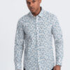 Meeste puuvillane triiksärk Slim Fit - Thumbnail Image 3