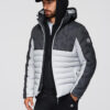 Meeste kapuutsiga tepitud pikem jope Ombre Clothing - Thumbnail Image 65