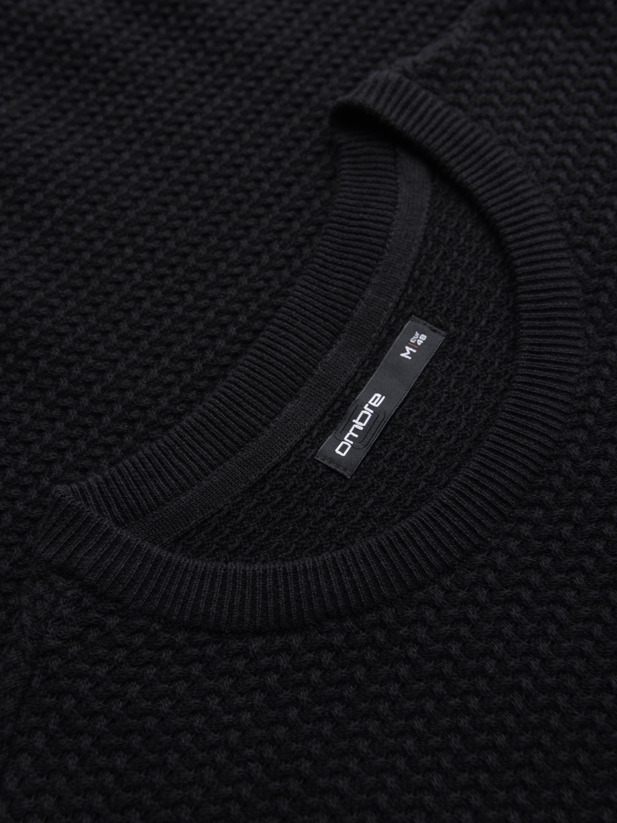 Meeste kampsun Ombre Clothing tekstuursest puuvillatrikotaažist - Image 13