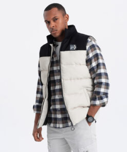 Meeste tepitud vest Ombre Clothing