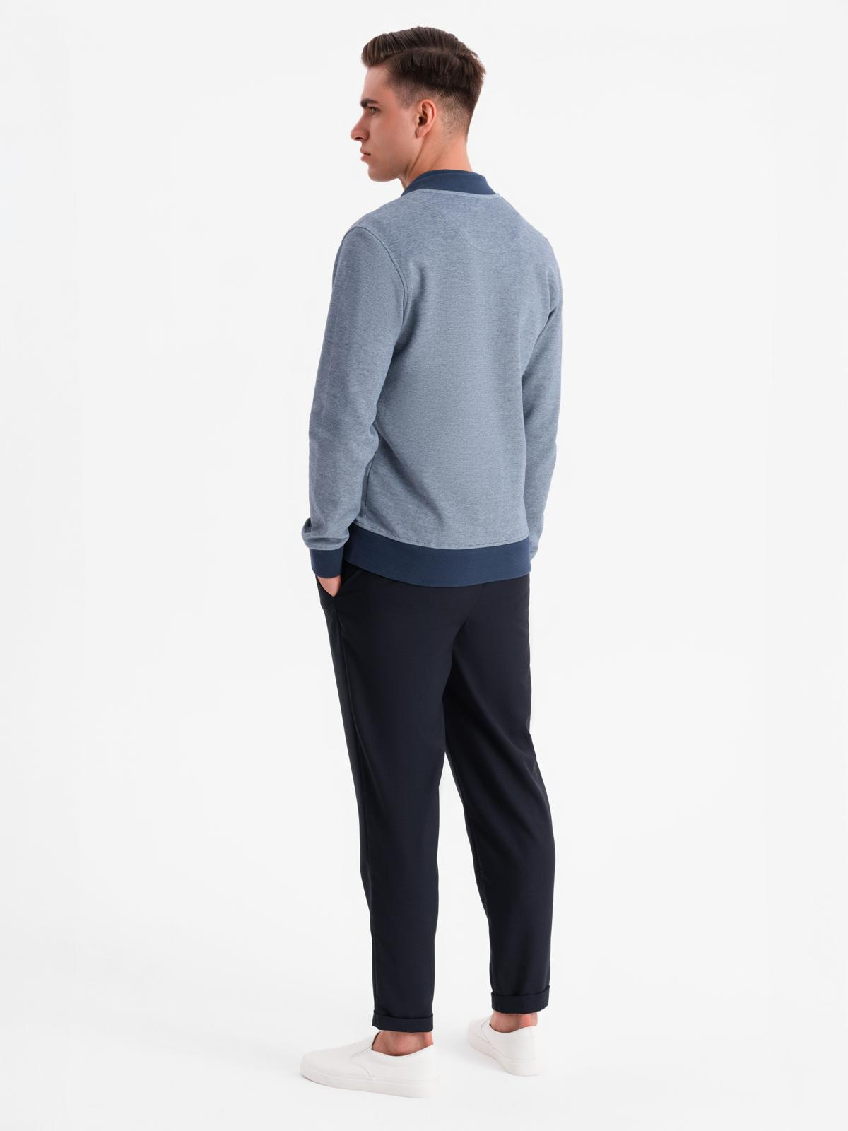 Meeste tõmblukuga dressipluus Ombre Clothing - Image 13