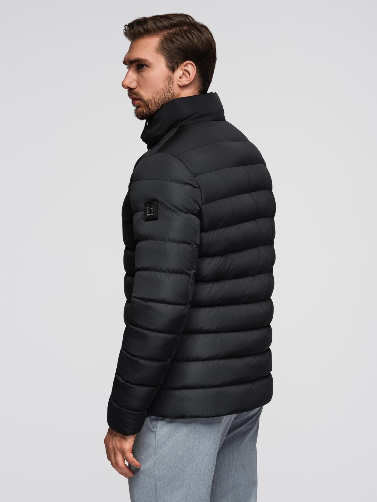 Ombre Clothing meeste tepitud jope püstkrae ja rinnataskutega - Image 6