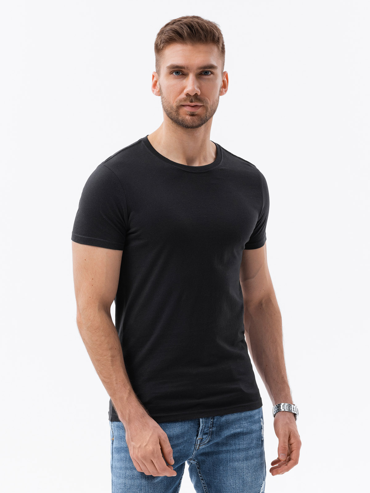 tavaline t-särk s1370 - must - Image 3