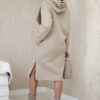Soe kapuutsiga pikk dresskleit Kesi - Thumbnail Image 24