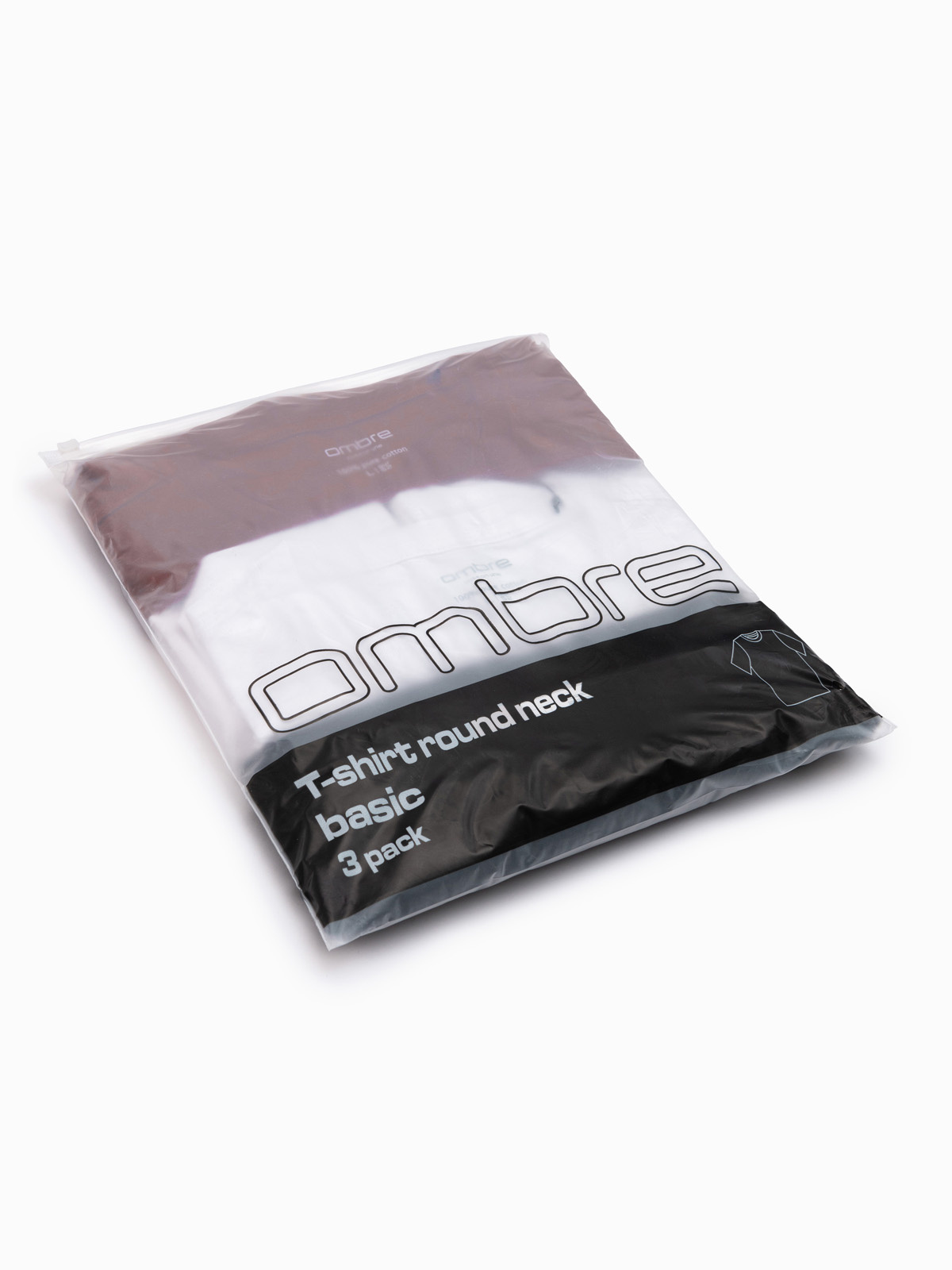 Meeste puuvillaste T-särkide komplekt Ombre (3 tk) - Image 30