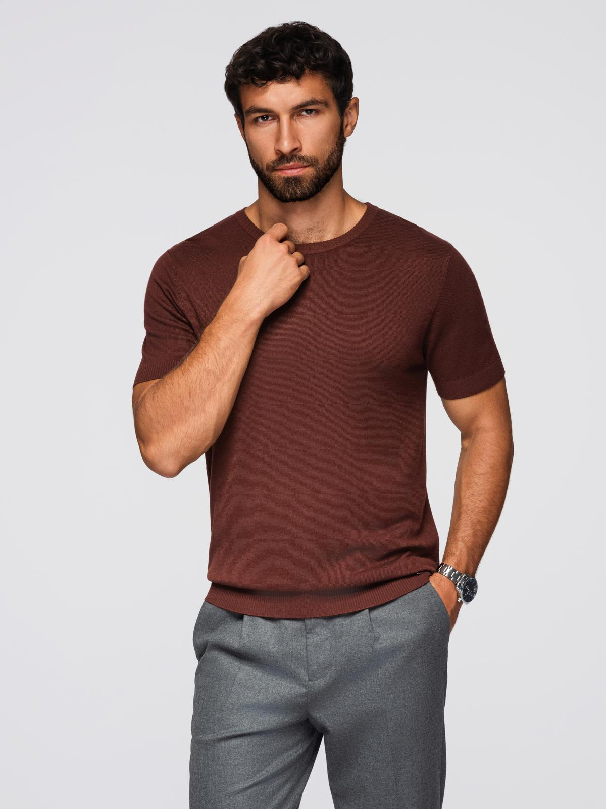 Meeste kootud T-särk Ombre Clothing - Image 21