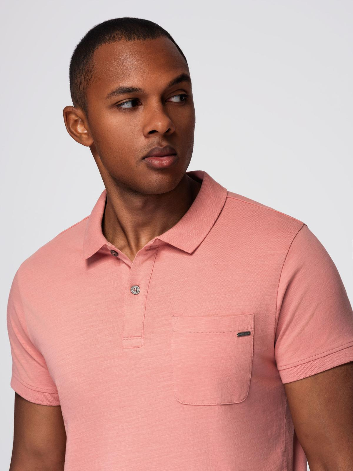 meeste polo t-särk - maroon v6 s1744 - Image 25