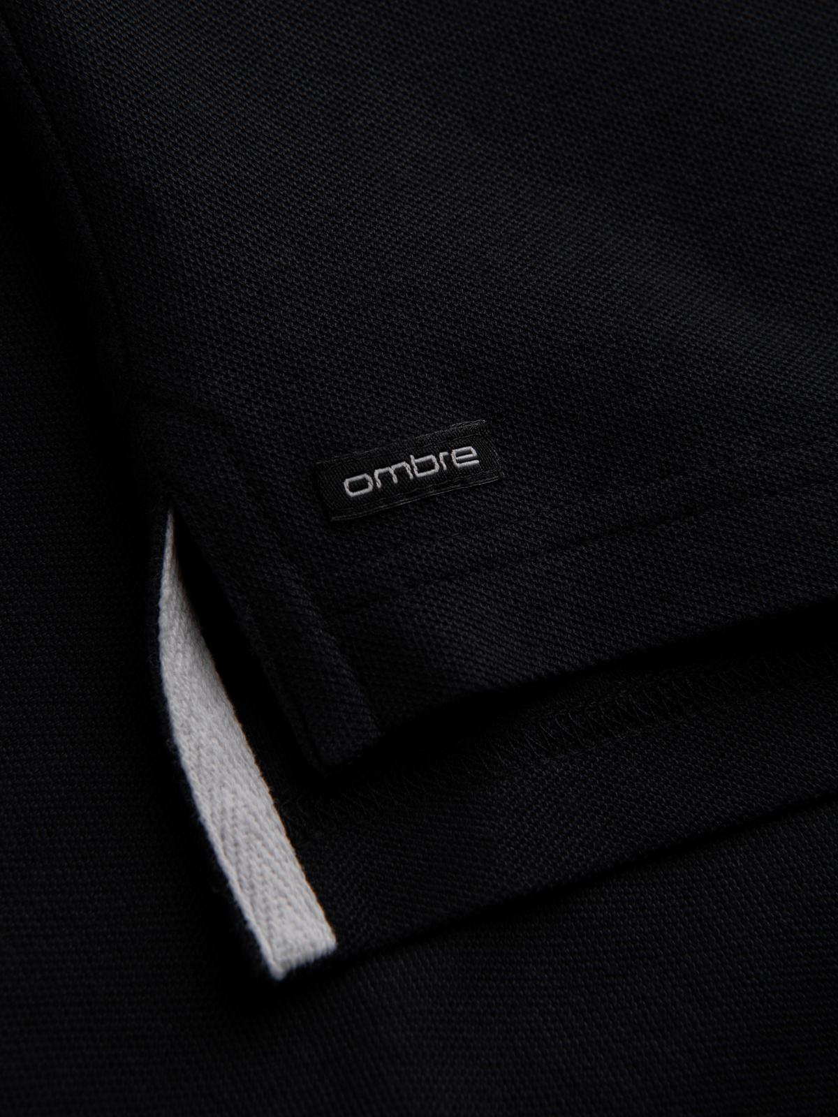 Meeste püstkrae ja nööpidega polosärk Ombre Clothing - Image 116