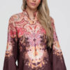 Naiste püstkrae ja mustriga pluus Ombre Clothing - Thumbnail Image 1
