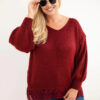 Naiste plus-size kampsun pitsäärega - Thumbnail Image 1