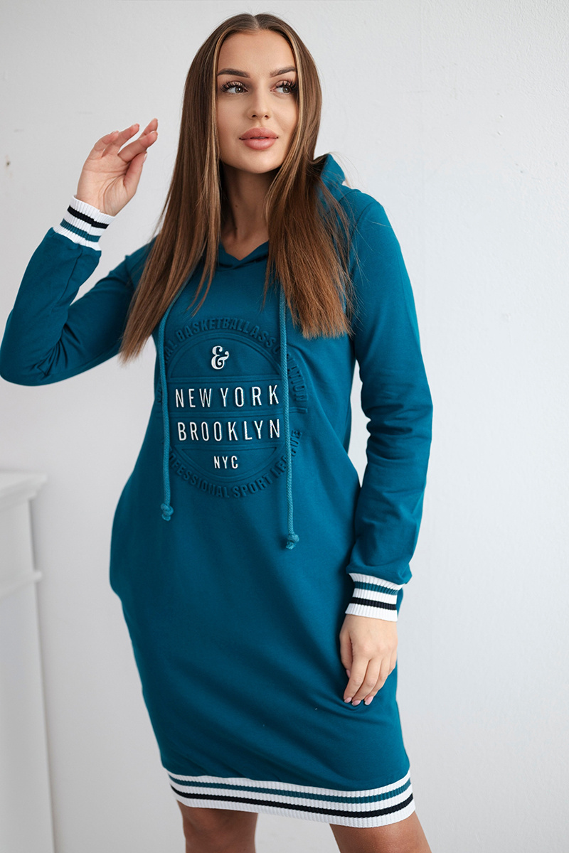 Kesi kapuutsiga dresskleit Brooklyn - Image 2
