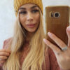 Naiste fliisvoodriga kootud talvemüts Kesi - Thumbnail Image 4