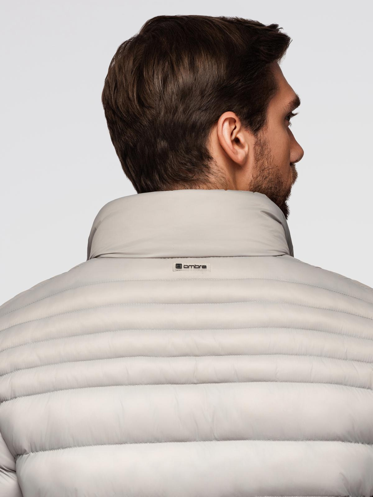 Ombre Clothing meeste tepitud jope püstkraega - Image 18