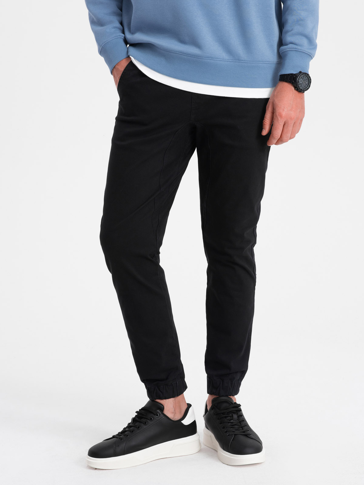 püksid joggers p885 - must - Image 5