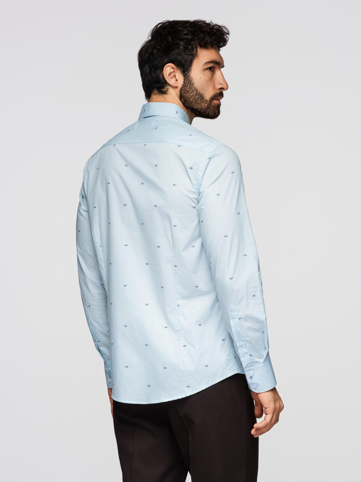 Meeste pikkade käistega mustriline triiksärk Ombre Clothing - Image 6