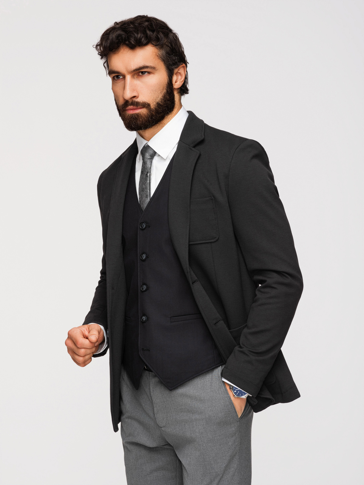 Meeste kootud bleiser Ombre Clothing Quintessence - Image 21