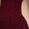 Naiste kapuuts-müts palmikmustriga - Thumbnail Image 3