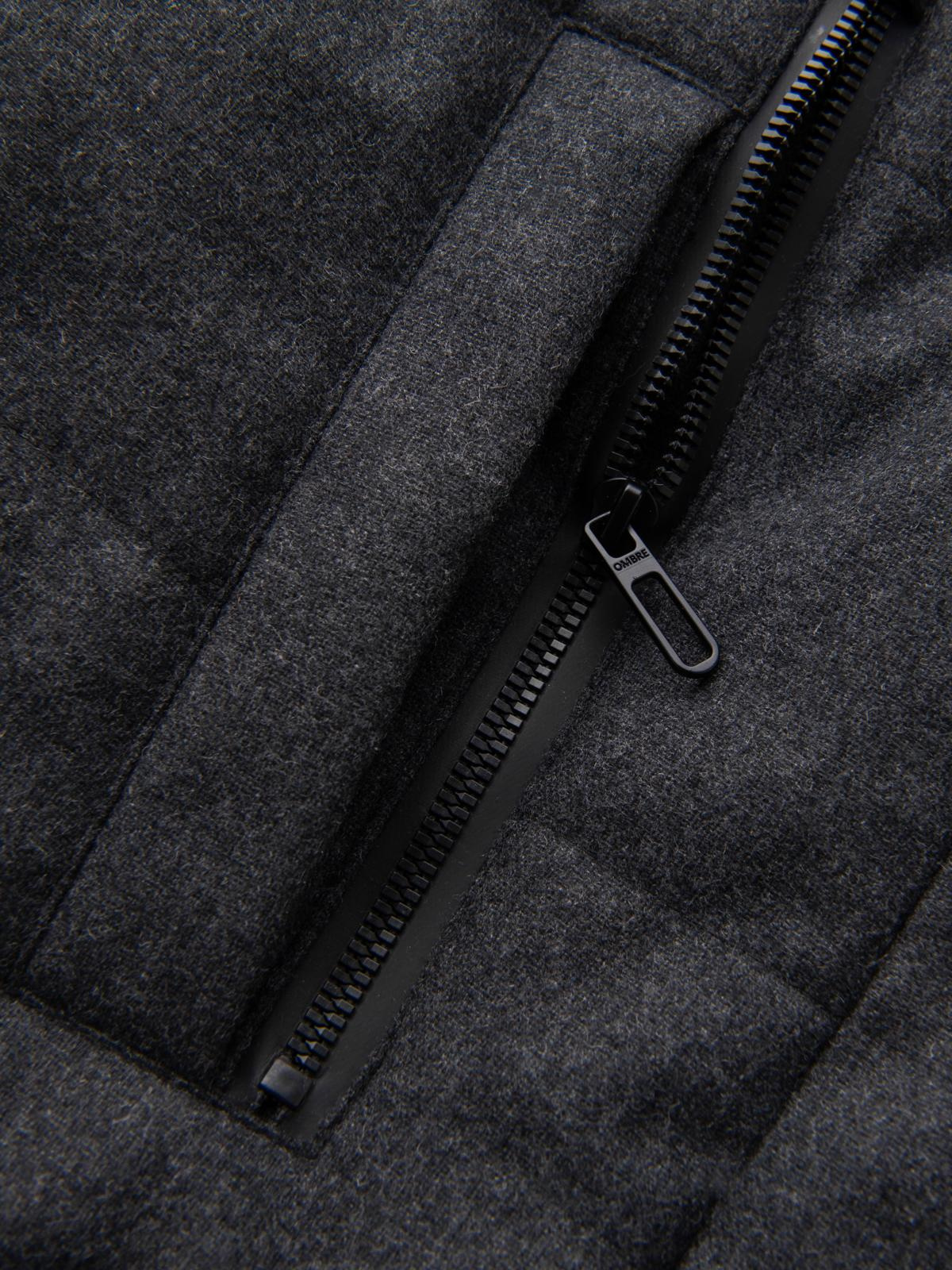Meeste tepitud kapuutsiga jope Ombre Clothing - Image 16