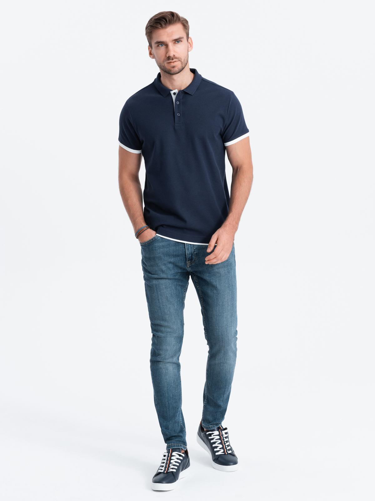 Meeste puuvillane polosärk Ombre Clothing - Image 25
