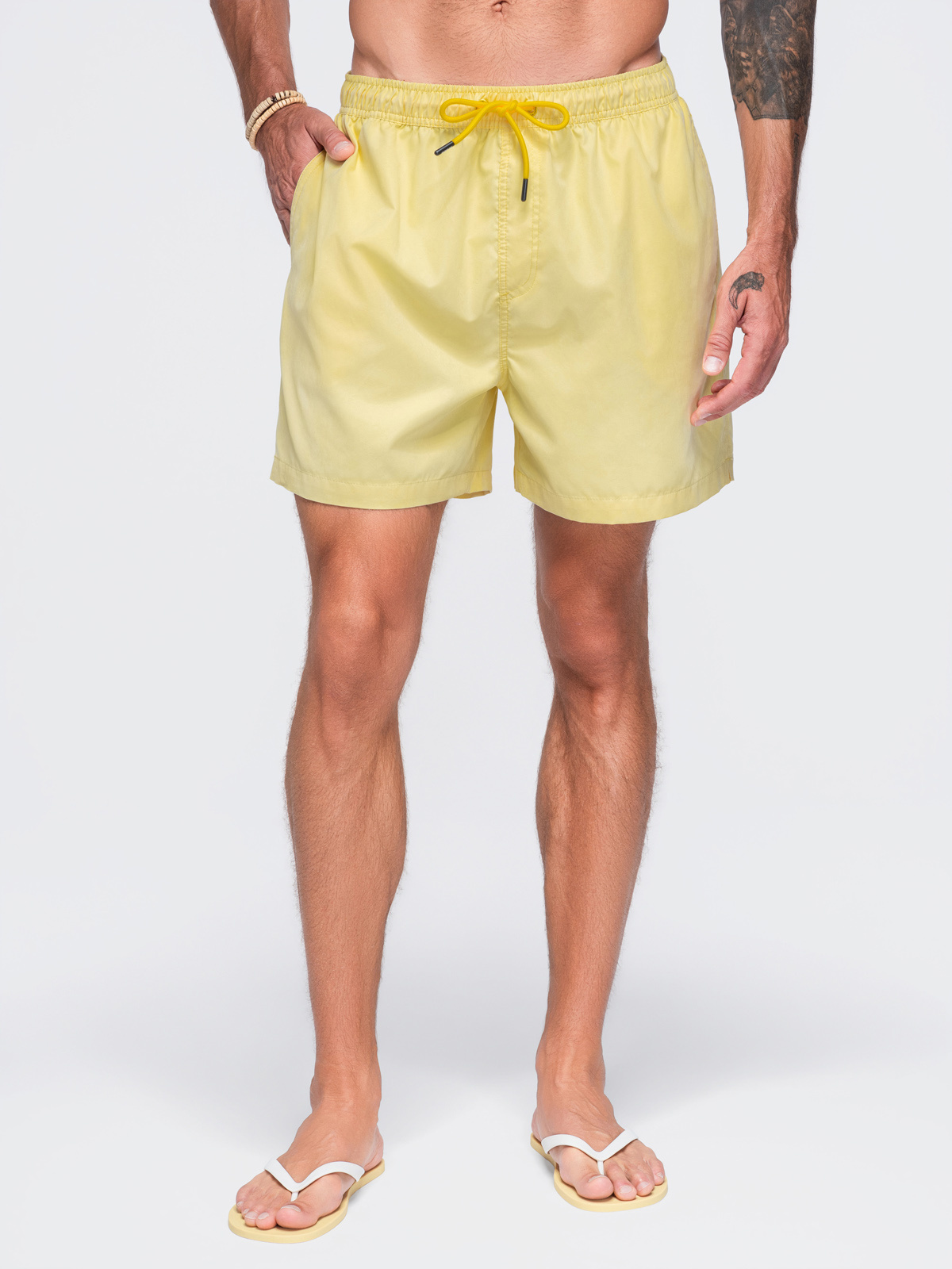 Meeste ujumispüksid matt viimistlusega kangast Ombre Clothing - Image 13