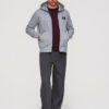 Meeste tõmblukuga kapuutsiga dressipluus Ombre Clothing - Thumbnail Image 6