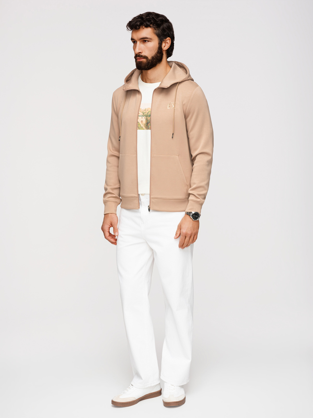 Ombre Clothing meeste lukuga kapuutsiga dressipluus - Image 15