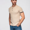 Meeste püstkrae ja nööpidega polosärk Ombre Clothing - Thumbnail Image 91