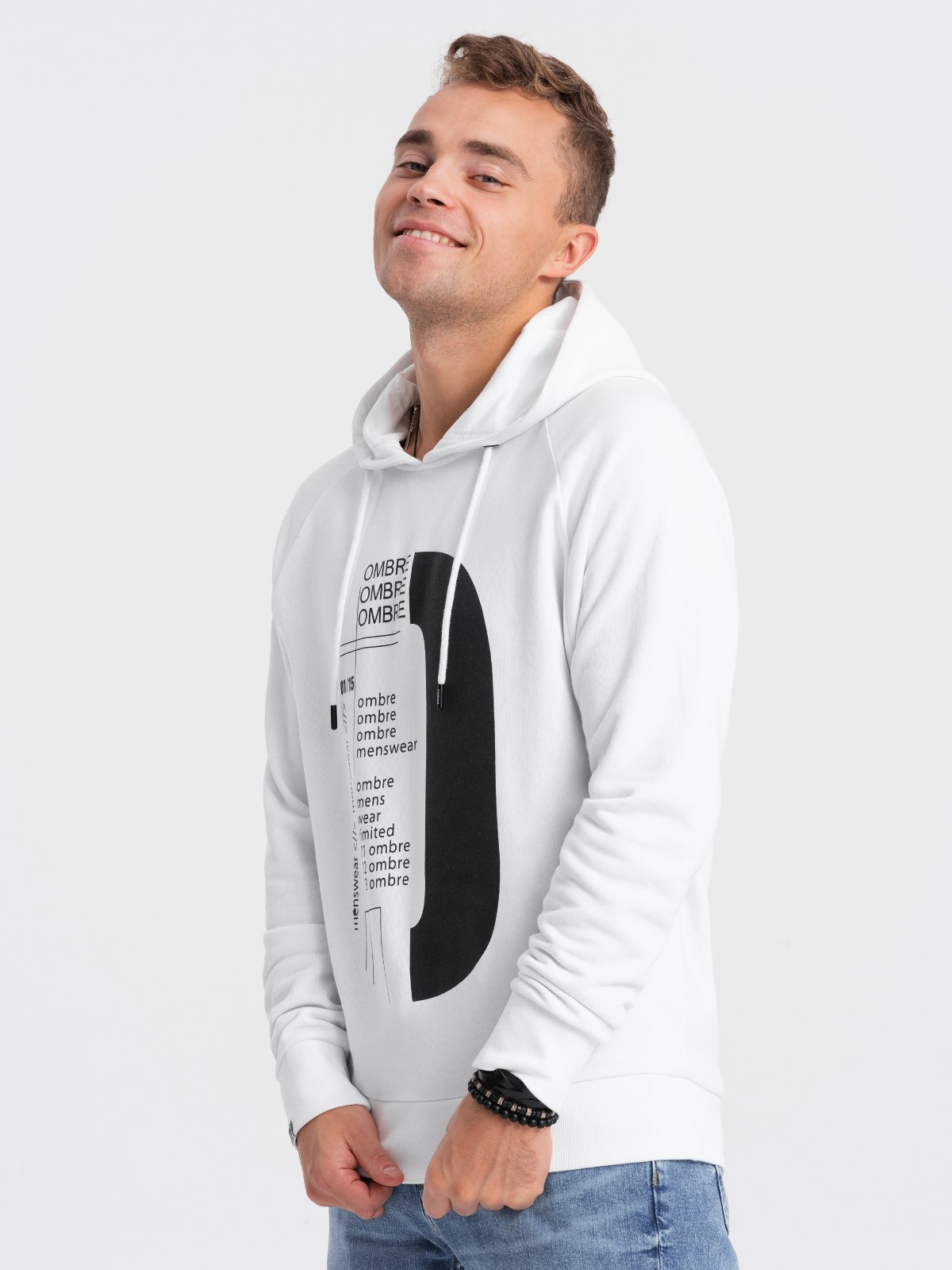 Meeste kapuutsiga dressipluus Ombre Clothing - Image 1