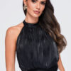 Ombre Clothing naiste halterkaelusega pluus - Thumbnail Image 1