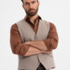 Meeste ülikonnavest nööpidega Ombre Clothing - Thumbnail Image 4