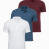 Meeste puuvillased polosärgid Ombre Clothing, 3 tk komplektis - Thumbnail Image 14
