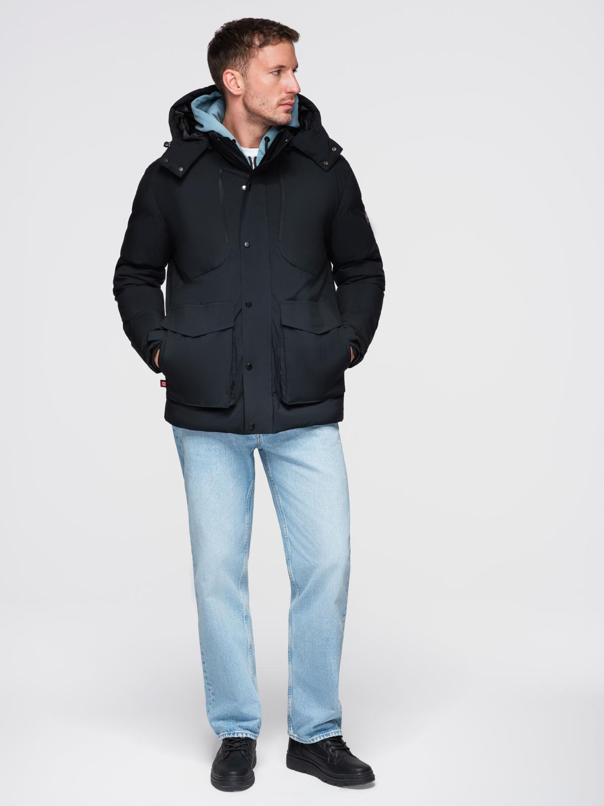 Ombre Clothing meeste puhvjakk kapuutsiga - Image 18