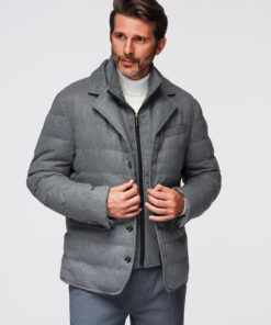 Ombre Clothing meeste tepitud jope kraega